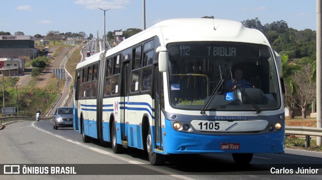 Metrobus 1105 na cidade de Goiânia, Goiás, Brasil, por Carlos Júnior. Número da foto: #12229587.