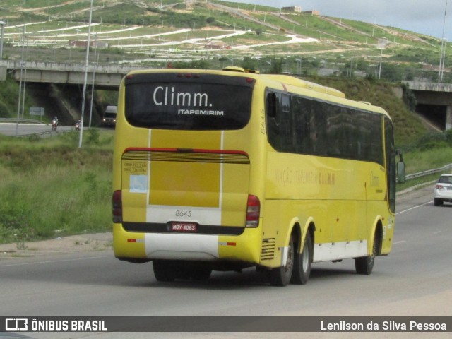 Viação Itapemirim 8645 na cidade de Caruaru, Pernambuco, Brasil, por Lenilson da Silva Pessoa. Número da foto: #12231434.