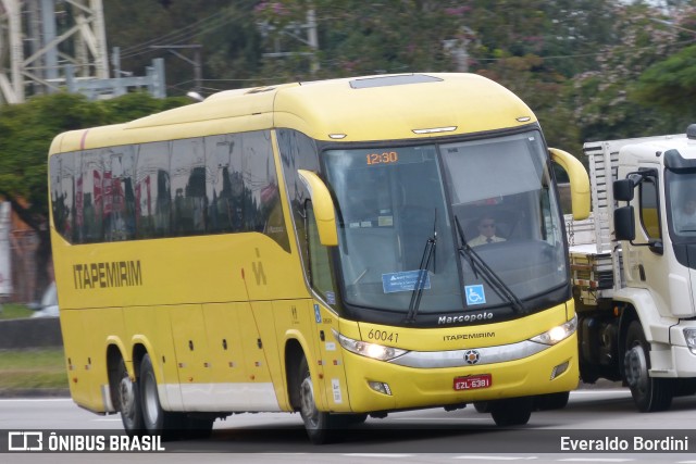 Viação Itapemirim 60041 na cidade de Caçapava, São Paulo, Brasil, por Everaldo Bordini. Número da foto: #12231348.
