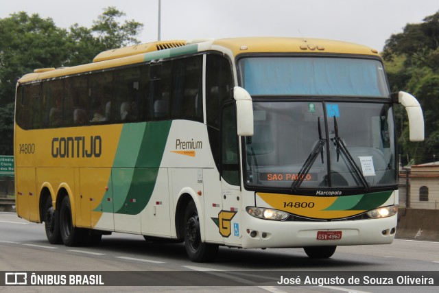 Empresa Gontijo de Transportes 14800 na cidade de Piraí, Rio de Janeiro, Brasil, por José Augusto de Souza Oliveira. Número da foto: #12231455.