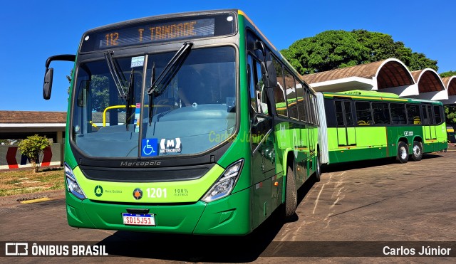 Metrobus 1201 na cidade de Goiânia, Goiás, Brasil, por Carlos Júnior. Número da foto: #12230629.