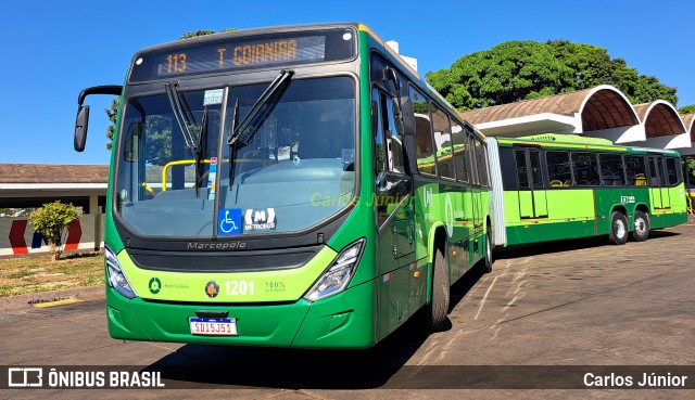 Metrobus 1201 na cidade de Goiânia, Goiás, Brasil, por Carlos Júnior. Número da foto: #12230621.