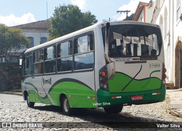 Turin Transportes 3390 na cidade de Ouro Preto, Minas Gerais, Brasil, por Valter Silva. Número da foto: #12230291.