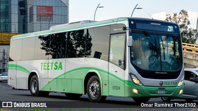 TEETSA - Transporte Especializado Escolar y de Turismo 57034 na cidade de Miguel Hidalgo, Ciudad de México, México, por Omar Ramírez Thor2102. Número da foto: #12230365.