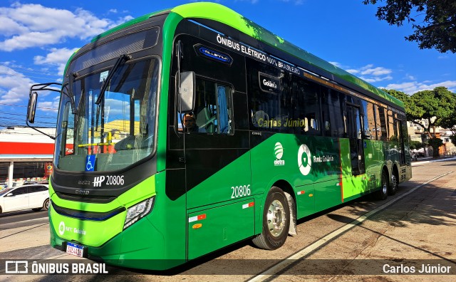 HP Transportes Coletivos 20806 na cidade de Goiânia, Goiás, Brasil, por Carlos Júnior. Número da foto: #12230196.