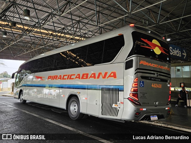 Viação Piracicabana 462408 na cidade de Bauru, São Paulo, Brasil, por Lucas Adriano Bernardino. Número da foto: #12231411.
