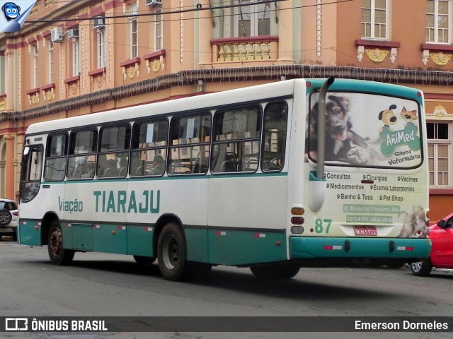 Viação Tiaraju 87 na cidade de Santo Ângelo, Rio Grande do Sul, Brasil, por Emerson Dorneles. Número da foto: #12230407.