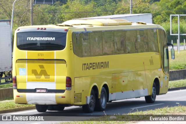 Viação Itapemirim 5731 na cidade de São José dos Campos, São Paulo, Brasil, por Everaldo Bordini. Número da foto: #12231317.