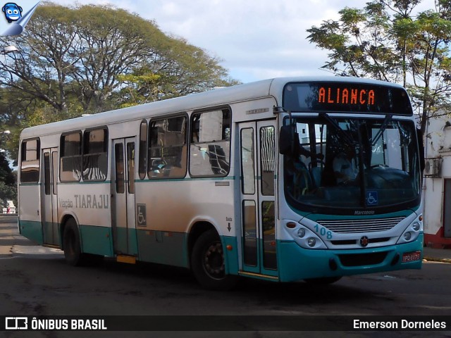 Viação Tiaraju 108 na cidade de Santo Ângelo, Rio Grande do Sul, Brasil, por Emerson Dorneles. Número da foto: #12230387.