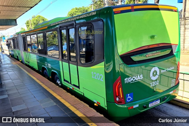 Metrobus 1202 na cidade de Goiânia, Goiás, Brasil, por Carlos Júnior. Número da foto: #12230568.