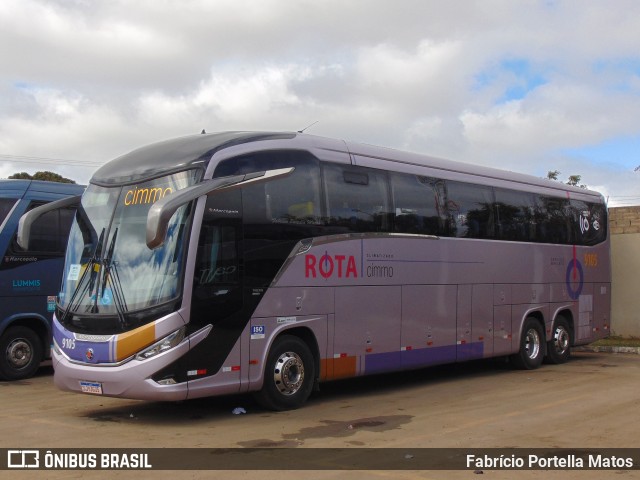 Rota Transportes Rodoviários 9105 na cidade de Vitória da Conquista, Bahia, Brasil, por Fabrício Portella Matos. Número da foto: #12230783.