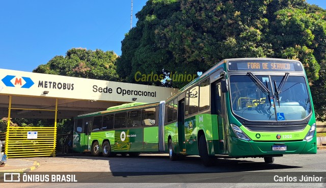 Metrobus 1202 na cidade de Goiânia, Goiás, Brasil, por Carlos Júnior. Número da foto: #12230648.