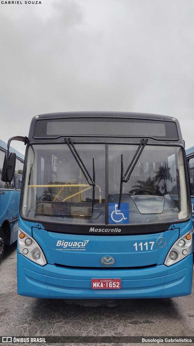 Biguaçu Transportes Coletivos Administração e Participação 1117 na cidade de Florianópolis, Santa Catarina, Brasil, por Busologia Gabrielística. Número da foto: #12233252.