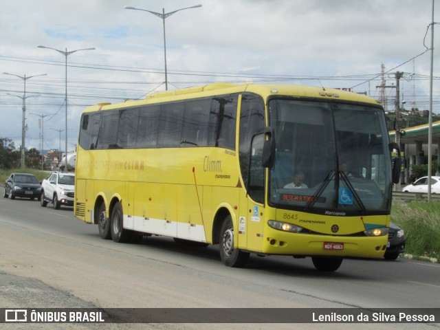 Viação Itapemirim 8645 na cidade de Caruaru, Pernambuco, Brasil, por Lenilson da Silva Pessoa. Número da foto: #12234351.