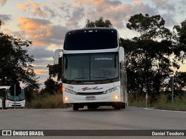 Ibistur Transportes e Turismo 1700 na cidade de Cumari, Goiás, Brasil, por Daniel Teodoro. Número da foto: #12231612.