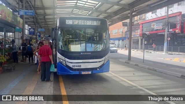 Viação Cidade de Caieiras 00446 na cidade de Franco da Rocha, São Paulo, Brasil, por Thiago de Souza. Número da foto: #12234920.