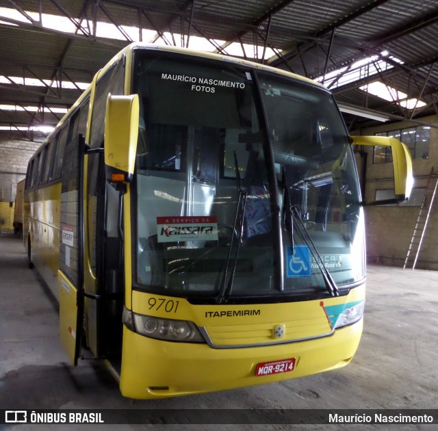 Viação Itapemirim 9701 na cidade de Belo Horizonte, Minas Gerais, Brasil, por Maurício Nascimento. Número da foto: #12234987.
