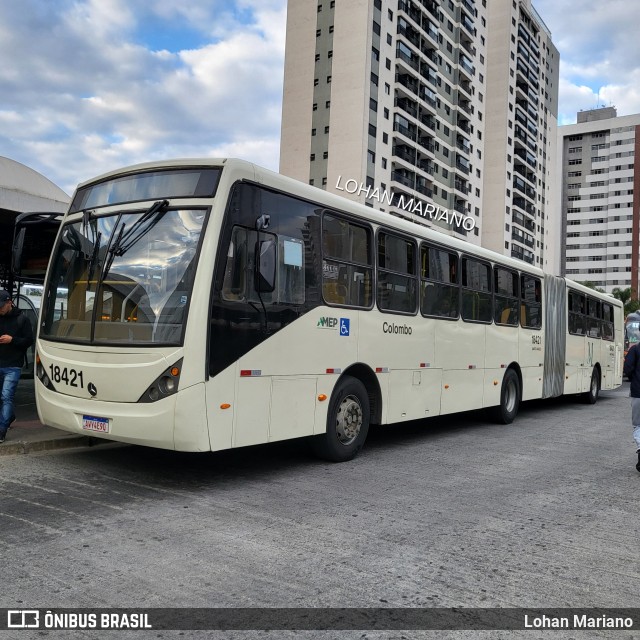 Viação Santo Ângelo 18421 na cidade de Curitiba, Paraná, Brasil, por Lohan Mariano. Número da foto: #12234227.