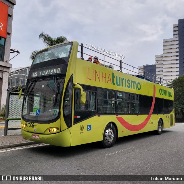 Transporte Coletivo Glória BT006 na cidade de Curitiba, Paraná, Brasil, por Lohan Mariano. Número da foto: #12234209.