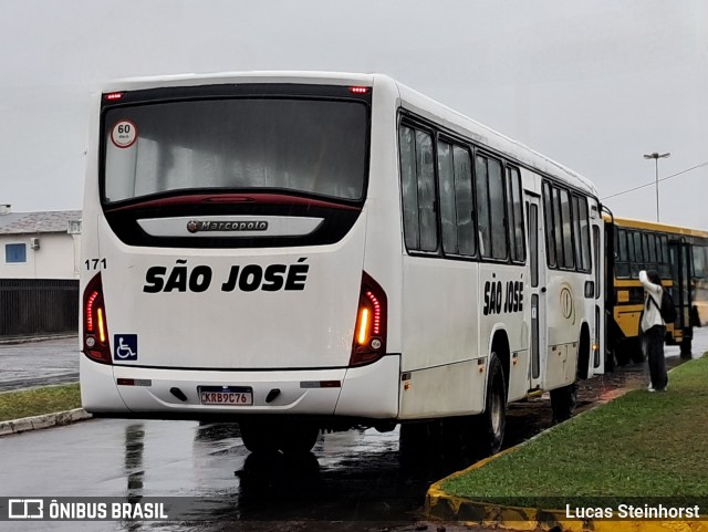 Expresso São José 171 na cidade de Osório, Rio Grande do Sul, Brasil, por Lucas Steinhorst. Número da foto: #12234237.