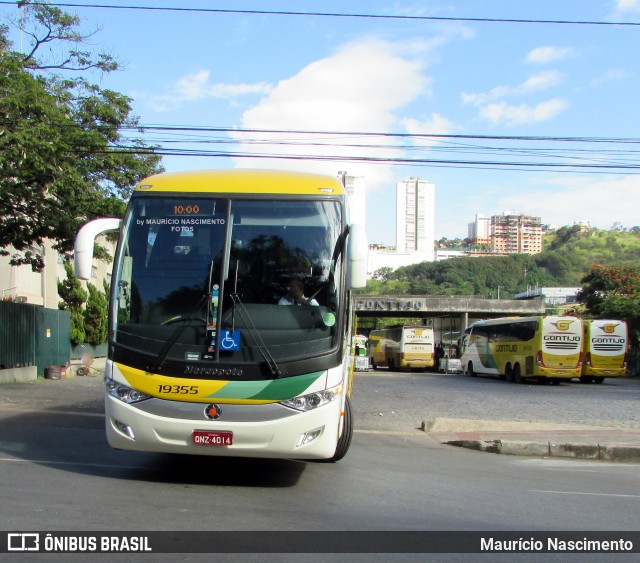 Empresa Gontijo de Transportes 19355 na cidade de Belo Horizonte, Minas Gerais, Brasil, por Maurício Nascimento. Número da foto: #12231554.