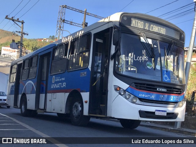 Annatur Transportes 2 102 na cidade de Barra do Piraí, Rio de Janeiro, Brasil, por Luiz Eduardo Lopes da Silva. Número da foto: #12232957.