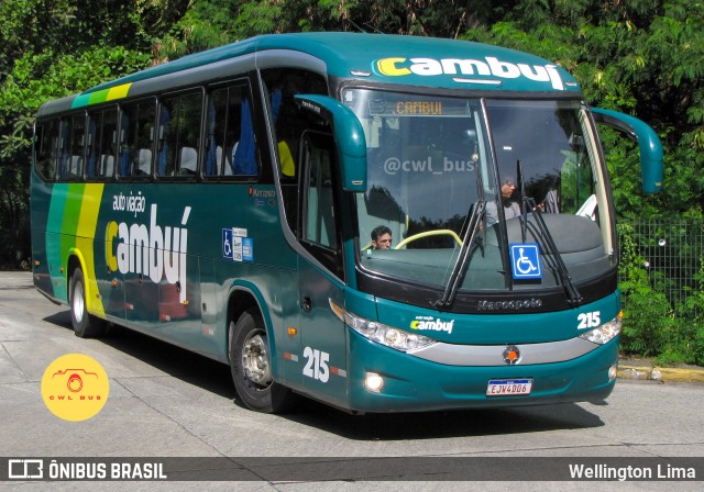 Auto Viação Cambuí 215 na cidade de São Paulo, São Paulo, Brasil, por Wellington Lima. Número da foto: #12231667.