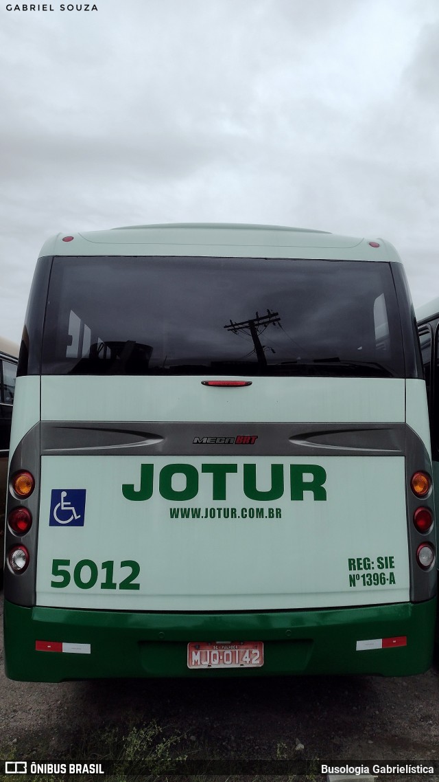 Jotur - Auto Ônibus e Turismo Josefense 5012 na cidade de Florianópolis, Santa Catarina, Brasil, por Busologia Gabrielística. Número da foto: #12233257.