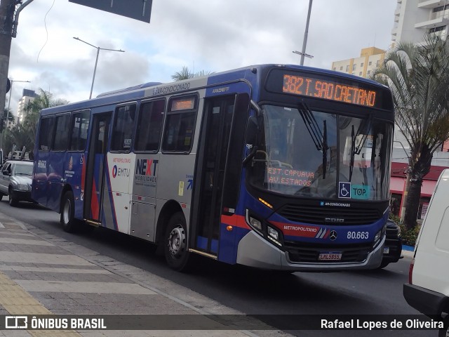 Next Mobilidade - ABC Sistema de Transporte 80.663 na cidade de São Caetano do Sul, São Paulo, Brasil, por Rafael Lopes de Oliveira. Número da foto: #12233161.