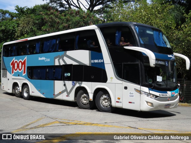 Auto Viação 1001 RJ 108.834 na cidade de São Paulo, São Paulo, Brasil, por Gabriel Oliveira Caldas da Nobrega. Número da foto: #12232420.