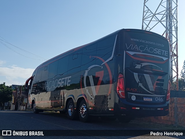 Viação Sete 046 na cidade de Trairi, Ceará, Brasil, por Pedro Henrique. Número da foto: #12232771.