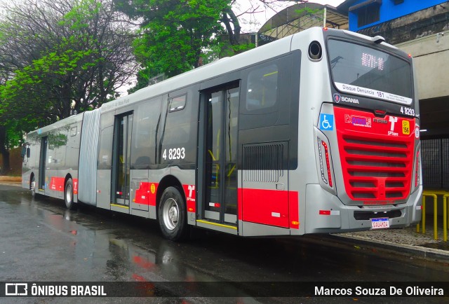 Express Transportes Urbanos Ltda 4 8293 na cidade de São Paulo, São Paulo, Brasil, por Marcos Souza De Oliveira. Número da foto: #12232912.