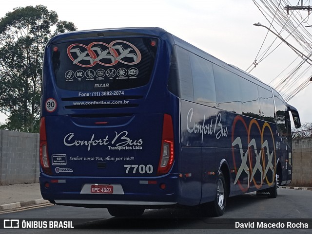 Confort Bus Viagens e Turismo 7700 na cidade de Cotia, São Paulo, Brasil, por David Macedo Rocha. Número da foto: #12233275.