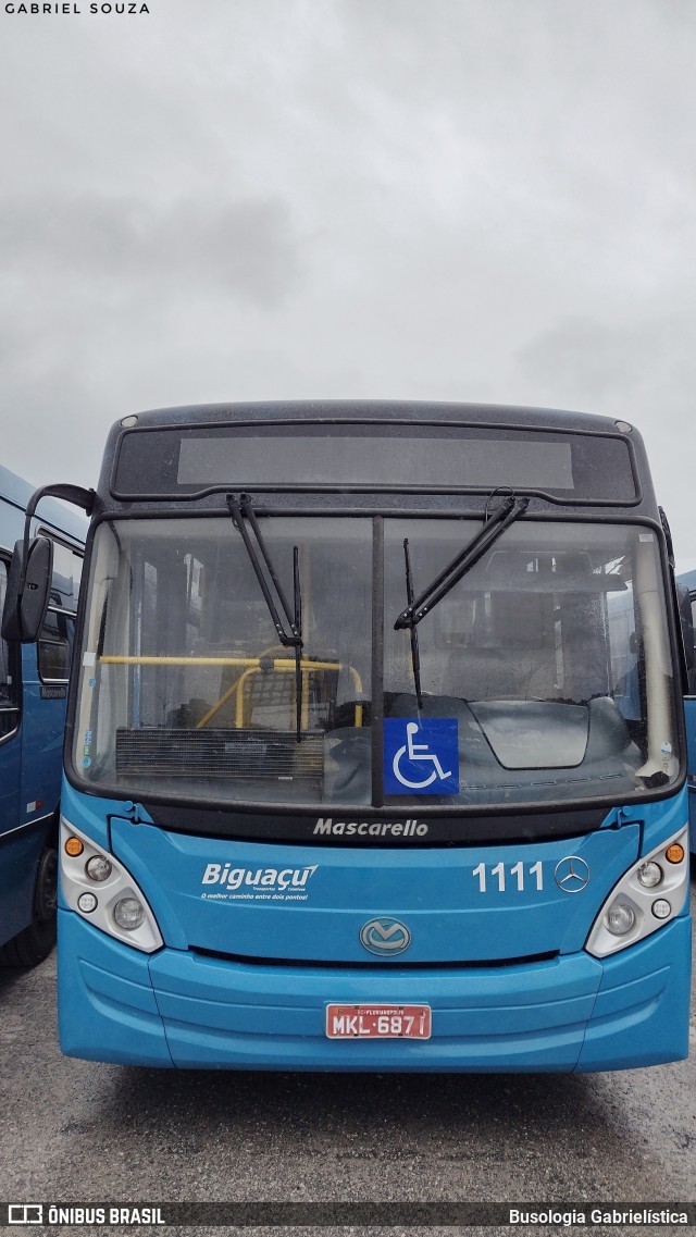 Biguaçu Transportes Coletivos Administração e Participação 1111 na cidade de Florianópolis, Santa Catarina, Brasil, por Busologia Gabrielística. Número da foto: #12233254.