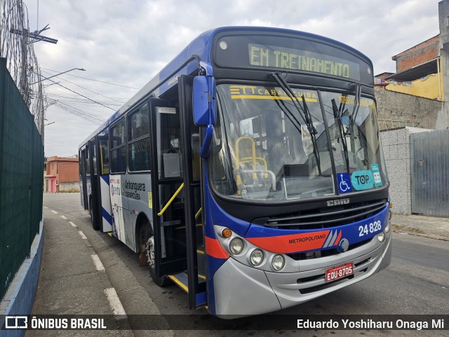 Empresa de Transportes e Turismo Carapicuiba 24.828 na cidade de Santana de Parnaíba, São Paulo, Brasil, por Eduardo Yoshiharu Onaga Mi. Número da foto: #12233364.