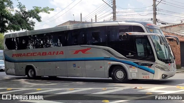 Viação Piracicabana 4123 na cidade de São Paulo, São Paulo, Brasil, por Fábio Paixão. Número da foto: #12234502.