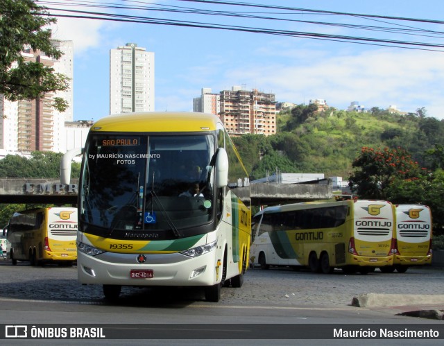 Empresa Gontijo de Transportes 19355 na cidade de Belo Horizonte, Minas Gerais, Brasil, por Maurício Nascimento. Número da foto: #12231549.