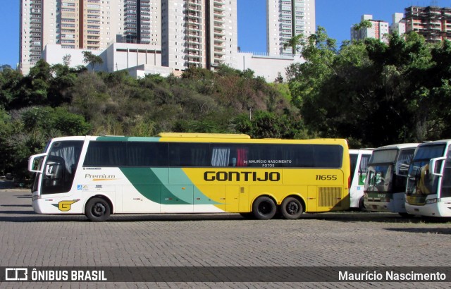 Empresa Gontijo de Transportes 11655 na cidade de Belo Horizonte, Minas Gerais, Brasil, por Maurício Nascimento. Número da foto: #12231578.