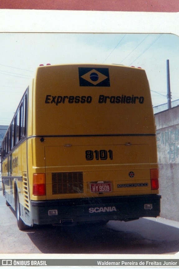 Expresso Brasileiro 8101 na cidade de Rio de Janeiro, Rio de Janeiro, Brasil, por Waldemar Pereira de Freitas Junior. Número da foto: #12233790.