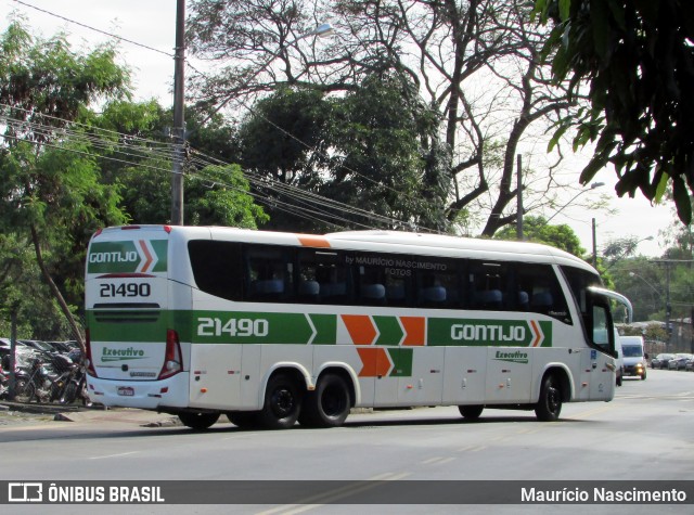 Empresa Gontijo de Transportes 21490 na cidade de Belo Horizonte, Minas Gerais, Brasil, por Maurício Nascimento. Número da foto: #12231537.