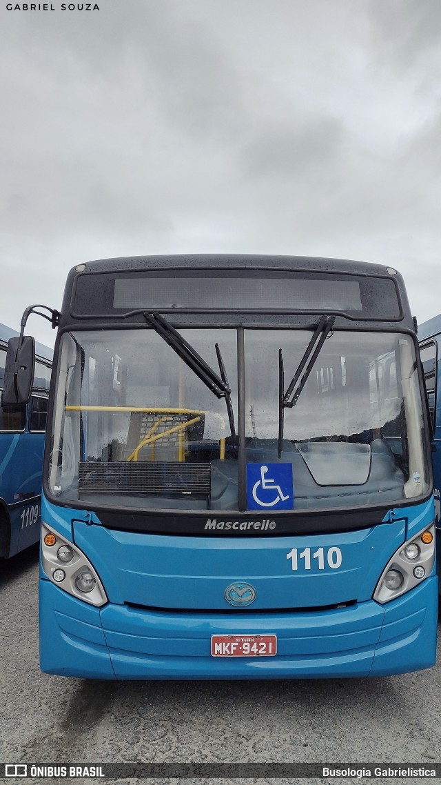 Biguaçu Transportes Coletivos Administração e Participação 1110 na cidade de Florianópolis, Santa Catarina, Brasil, por Busologia Gabrielística. Número da foto: #12233249.
