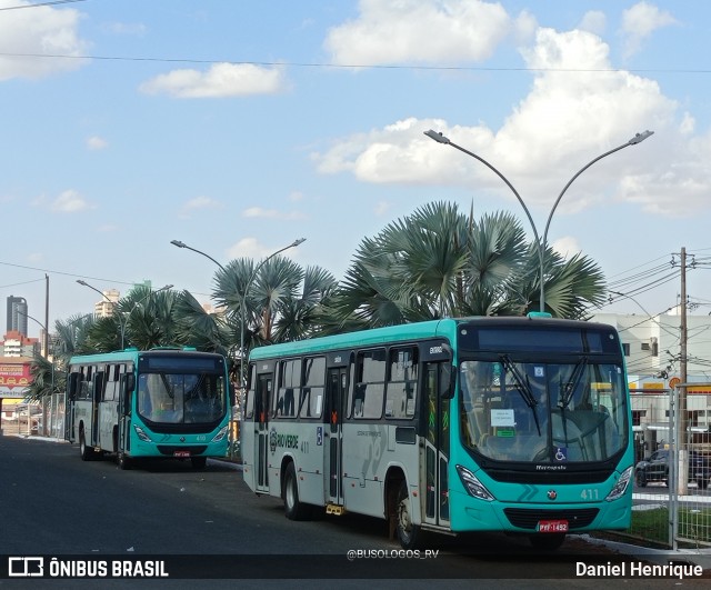 Viação Itapetinga - Rio Verde 411 na cidade de Rio Verde, Goiás, Brasil, por Daniel Henrique. Número da foto: #12233196.