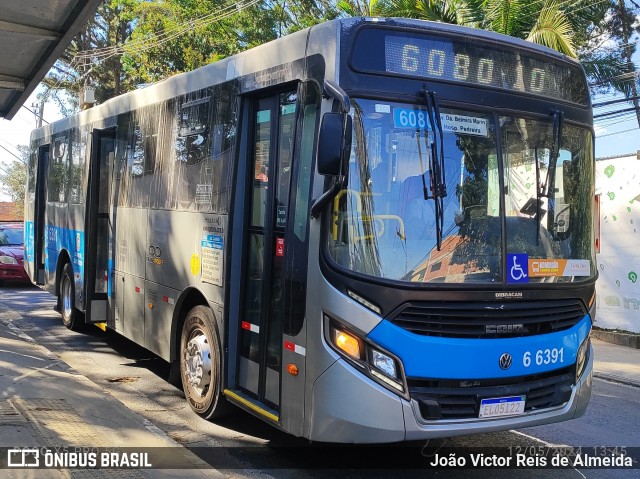 Transwolff Transportes e Turismo 6 6391 na cidade de São Paulo, São Paulo, Brasil, por João Victor Reis de Almeida. Número da foto: #12234347.