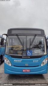 Biguaçu Transportes Coletivos Administração e Participação 1117 na cidade de Florianópolis, Santa Catarina, Brasil, por Busologia Gabrielística. Número da foto: #12233252.