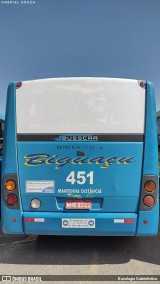 Biguaçu Transportes Coletivos Administração e Participação 451 na cidade de Florianópolis, Santa Catarina, Brasil, por Busologia Gabrielística. Número da foto: #12233400.