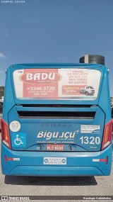 Biguaçu Transportes Coletivos Administração e Participação 1320 na cidade de Florianópolis, Santa Catarina, Brasil, por Busologia Gabrielística. Número da foto: #12233810.