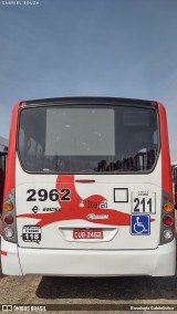 Itajaí Transportes Coletivos 2962 na cidade de Campinas, São Paulo, Brasil, por Busologia Gabrielística. Número da foto: #12234230.