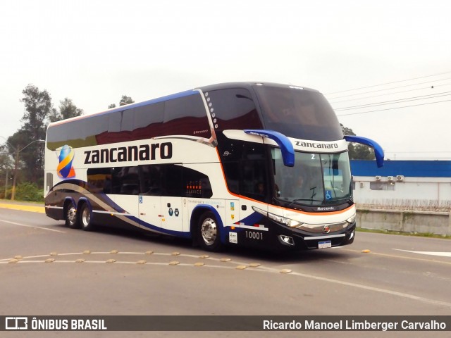Zancanaro Turismo 10001 na cidade de Santa Cruz do Sul, Rio Grande do Sul, Brasil, por Ricardo Manoel Limberger Carvalho. Número da foto: #12293282.