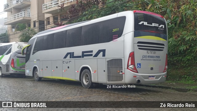 Alfa Tur Turismo RJ 797.001 na cidade de Petrópolis, Rio de Janeiro, Brasil, por Zé Ricardo Reis. Número da foto: #12294612.