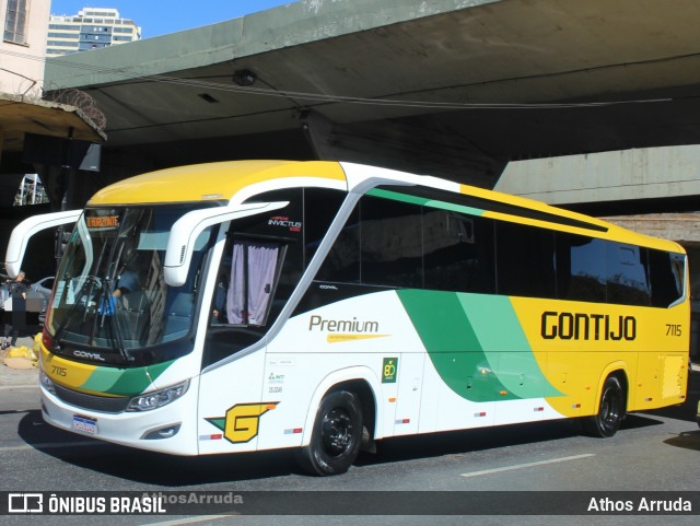 Empresa Gontijo de Transportes 7115 na cidade de Belo Horizonte, Minas Gerais, Brasil, por Athos Arruda. Número da foto: #12295663.